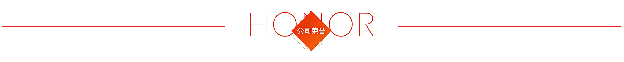 公司荣誉